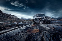 The G-Class fighting the wilderness