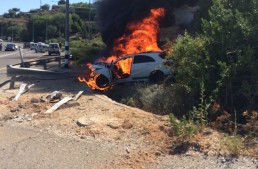 A 45 AMG burned to the ground