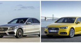 The new Audi A4 vs Mercedes C-Class