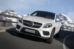 Hamilton advertises for the new Mercedes-Benz GLE Coupe