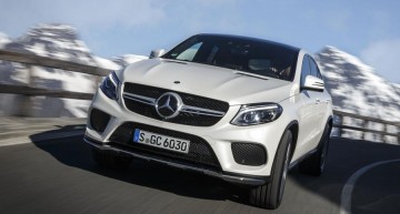 Hamilton advertises for the new Mercedes-Benz GLE Coupe
