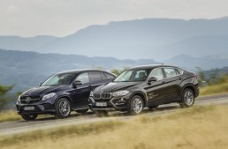 Exclusive: first comparative review of the Mercedes GLE 350 d Coupe vs the BMW X6 40d