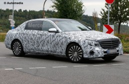 Mercedes-Maybach E-Class poses for new spy video