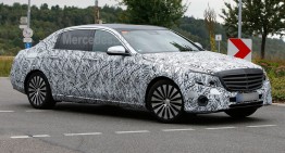 Mercedes-Maybach E-Class poses for new spy video