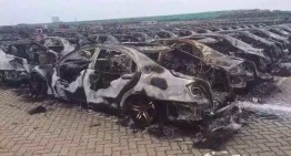 Brabus-tuned S-Class cars destroyed in the Tianjin explosions