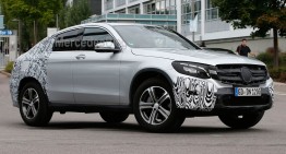 See the 2016 Mercedes-Benz GLC Coupe in motion (spy video)