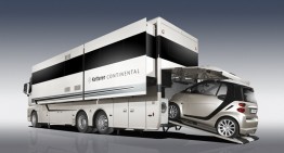 Mercedes based Ketterer Continental RV, big enough to carry your smart