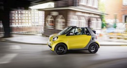 Prices announced for all-new smart fortwo cabrio