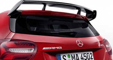 Mercedes-AMG A 45 4MATIC,jupiter rot, AMG Night-Paket, AMG Aerodynamik-Paket,jupiter red, AMG Night package, AMG Aerodynamics package