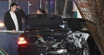 Drink and drive and lucky to be alive. Teenager crashes daddy’s Mercedes