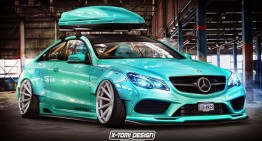 Rendered tuning – The Mercedes-Benz E-Class Coupe by X-Tomi Design