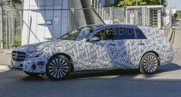This is the 2016 E-Class Estate. T-Modell revealed in first spy pics