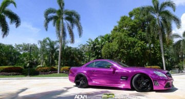 The SL 65 AMG Black Series gone crazily purple