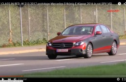 All-new 2016 Mercedes E-Class spied again on video