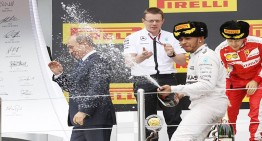 From Russia with love – Mercedes AMG Petronas gets world title, President Putin gets soaked