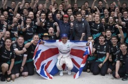 Lewis Hamilton of Mercedes-AMG PETRONAS is the world champion