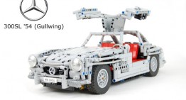 The most realistic Lego Mercedes-Benz 300SL Gullwing ever built