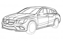 Patent photos reveal the 2017 Mercedes-Benz CLA Shooting Brake