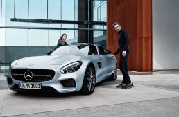 The Mercedes-AMG GT stars in the latest Santoni for AMG campaign