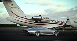 The Mercedes-Benz IAA Concept racing an airplane? Watch it in action!