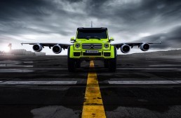 Extraterrestrial: the Mercedes-Benz G 500 4×4² and the Airbus A 380 in super photoshoot