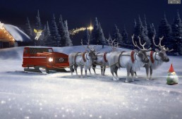 Merry Christmas! Santa’s sleigh is a Mercedes and you can configure it too