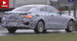2017 Mercedes-Benz E-Class Coupe caught on tape