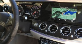 2017 Mercedes E-Class and its analog dials. Not a sight to behold
