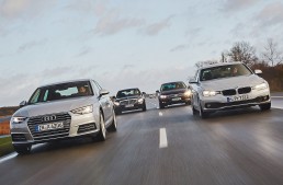 Turbo battle: New Audi A4 versus BMW 3er, Mercedes C-Class, VW Passat