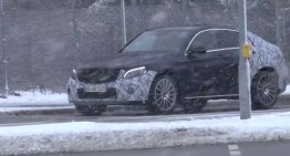 2017 Mercedes GLC Coupe video surfaces online