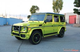 The Mercedes G63 AMG goes green