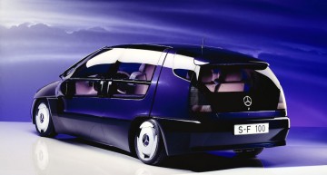 The Mercedes-Benz F 100 research vehicle celebrates its 25-year anniversary