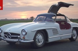 Mercedes Gullwing 300 SL driven by EVO. The fastest car of its age?