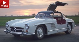 Mercedes Gullwing 300 SL driven by EVO. The fastest car of its age?