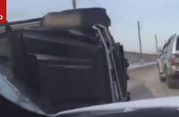 Brabus-tuned Mercedes-Benz G 63 AMG 6×6 rolls over on tape