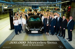 Happy 500,000 cars anniversary! The Mercedes-Benz Kecskemét plant is celebrating