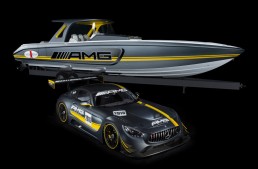 The strongest powerboat is inspired by the Mercedes-AMG GT3