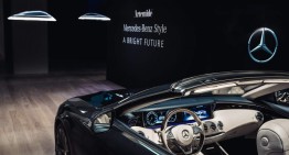 Ameluna – Futuristic lamp with typical Mercedes-Benz ambience lighting