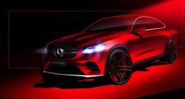 Coming soon! The Mercedes-Benz GLC Coupe teased again