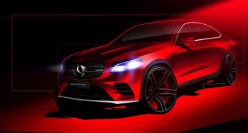 Coming soon! The Mercedes-Benz GLC Coupe teased again