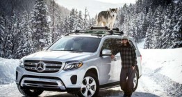 Exploring the Colorado Mountains in a Mercedes-Benz GLS and with a husky dog