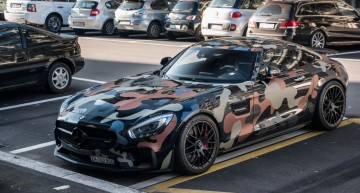Mercedes-AMG GT goes to war in military camouflage