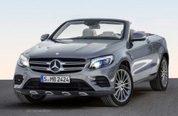 Chop the top! The Mercedes-Benz GLC Cabriolet rendered