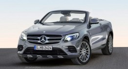 Chop the top! The Mercedes-Benz GLC Cabriolet rendered
