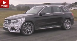 Hot new Mercedes GLC AMG super SUV spied on video