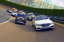 The time machine – The 2017 Mercedes-Benz E-Class meets its predecessors