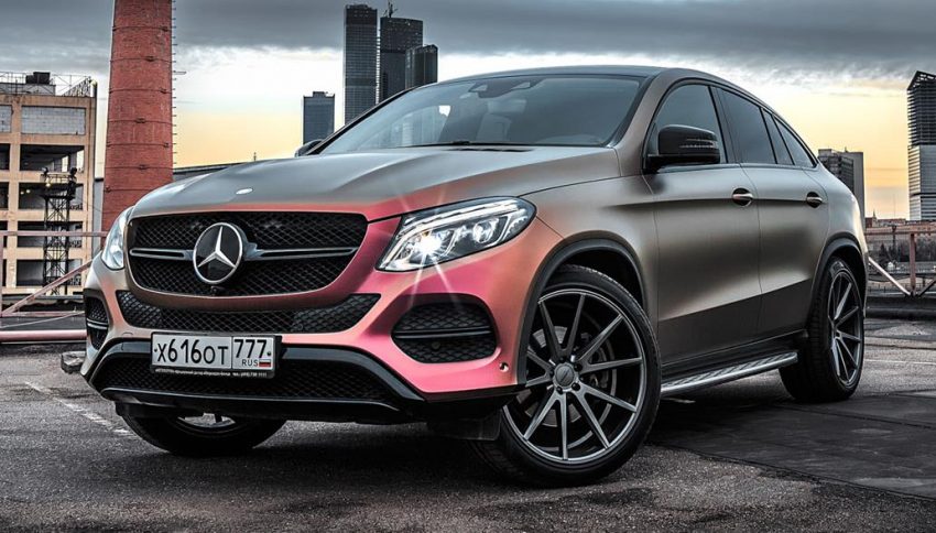 Wrapped In Rainbow The Mercedes Gle Coupe By Ferdinand Visual Workshop Mercedesblog