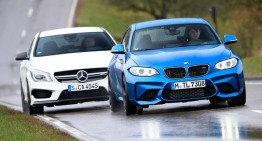Test Mercedes CLA 45 AMG vs BMW M2 by Sport Auto