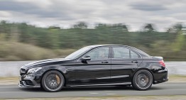 Brabus B40S-650 based on Mercedes-AMG C 63 S tested by Auto Bild