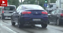 Mercedes GLC Coupe filmed for the first time in traffic